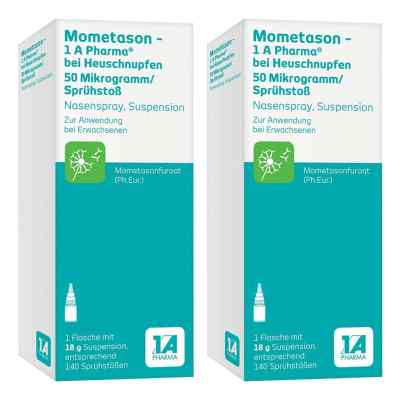 Mometason 1 A Pharma bei Heuschnupfen 2x18 g von 1 A Pharma GmbH PZN 08104668
