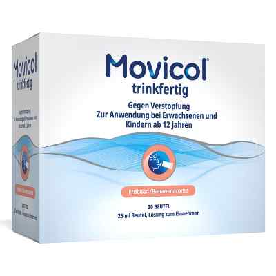 Movicol trinkfertig 25 ml Beutel Erdbeer/Banane 30 stk von Norgine GmbH PZN 11163969