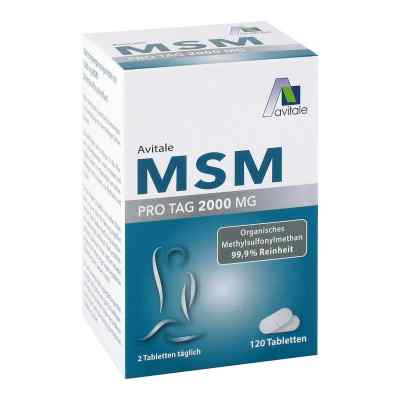 MSM 2000 mg Tabletten 120 stk von Avitale GmbH PZN 17165538