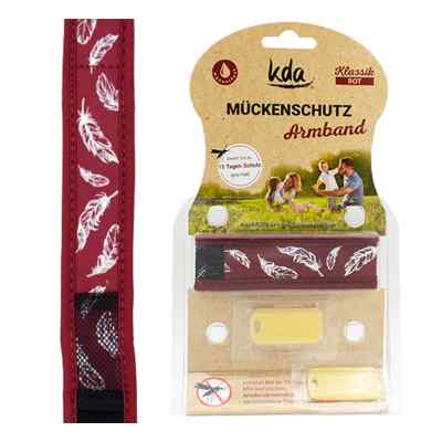 Mückenschutz Armband rot Kda 1 stk von KDA Pharmavertrieb Arndt GmbH PZN 15319144