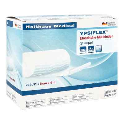 Mullbinden 4mx8cm elastisch 20 stk von Holthaus Medical GmbH & Co. KG PZN 04095121