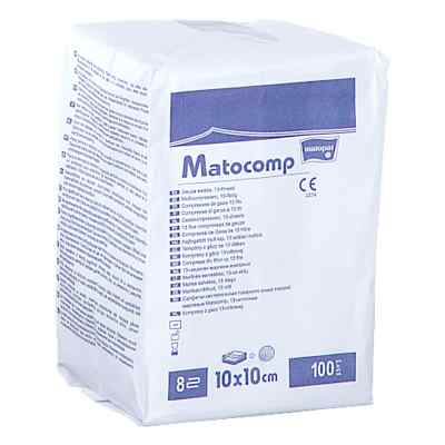 Mullkompressen 10x10 cm unsteril 8-fach 13fäd. 100 stk von TZMO Deutschland GmbH PZN 06928335