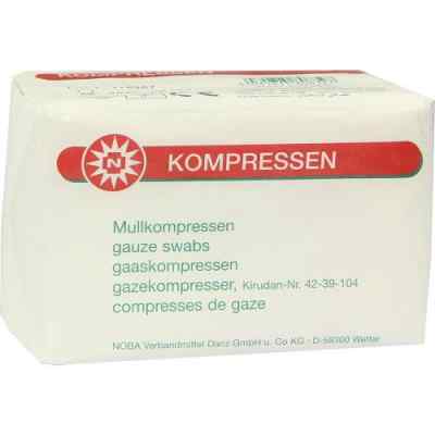 Mullkompressen 7,5x7,5cm 8-fach unsteril 100 stk von NOBAMED Paul Danz AG PZN 07099668