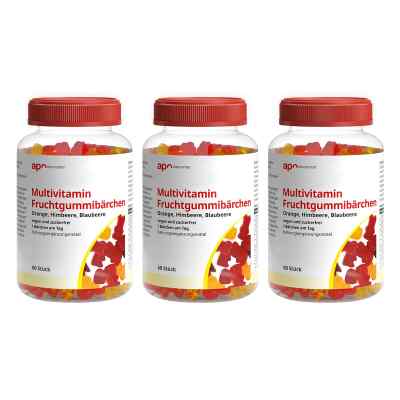 Multivitamin Fruchtgummibärchen zuckerfrei von apodiscounter 3x60 stk von apo.com Group GmbH PZN 08101845