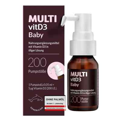 MULTIvitD3 Baby Pumplösung 10 ml von Genericon Pharma Gesellschaft m.b.H. PZN 17632402