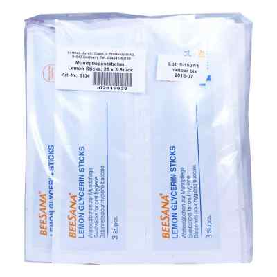 Mundpflegestäbchen Lemon Sticks 25X3 stk von Careliv Produkte OHG PZN 02819939