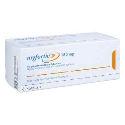 Myfortic 180 mg magensaftresistente Tabletten 100 stk von NOVARTIS Pharma GmbH PZN 01755321