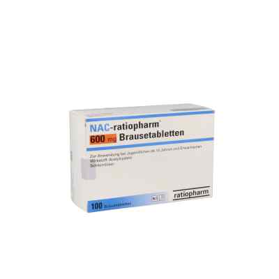 NAC-ratiopharm 600mg 100 stk von ratiopharm GmbH PZN 07423287