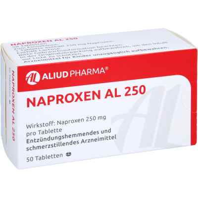 Naproxen Al 250 Tabletten 50 stk von ALIUD Pharma GmbH PZN 04900338