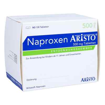 Naproxen Aristo 500 mg Tabletten 100 stk von Aristo Pharma GmbH PZN 01175753