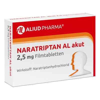 Naratriptan AL akut 2,5 mg Filmtabletten bei Migräne