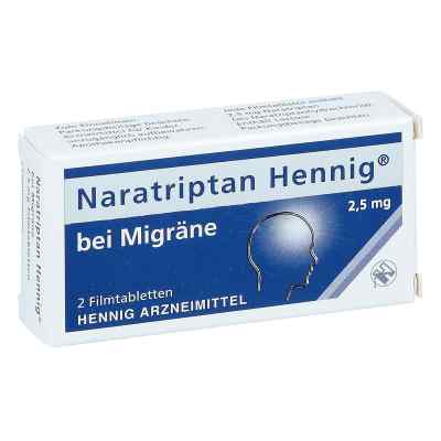 Naratriptan Hennig bei Migräne 2,5mg 2 stk von Hennig Arzneimittel GmbH & Co. K PZN 03212062