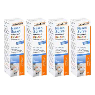 NasenSpray ratiopharm Kinder 4x10 ml von ratiopharm GmbH PZN 08104708