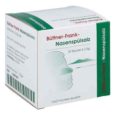 Nasenspülsalz 30 stk von Büttner-Frank GmbH PZN 14287867