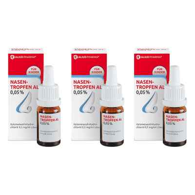 Nasentropfen AL 0,05% 3x10 ml von ALIUD Pharma GmbH PZN 08104461