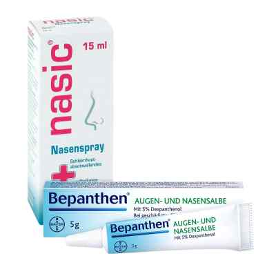 Nasic Nasenspray und Bepanthen Augen- und Nasensalbe 1 Pck von  PZN 08101214