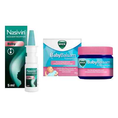 Nasivin Dosiertropfer ohne Konservierungsstoffe für Babys 5 ml + 1 stk von WICK Pharma - Zweigniederlassung der Procter & Gam PZN 08102439