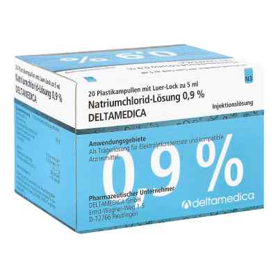 Natriumchlorid-lösung 0,9% Deltamedica Luer-lo Pl. 20X5 ml von DELTAMEDICA GmbH PZN 17249206