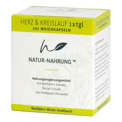 Natur-Nahrung Herz & Kreislauf 1x Tgl. Weichkapseln 105 stk von Volopharm GmbH Deutschland PZN 18295616