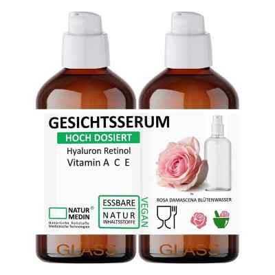 Naturmedin Gesichtsserum Hyaluron Retinol Vitamin A C E 100 ml 100 ml von  PZN 08107087