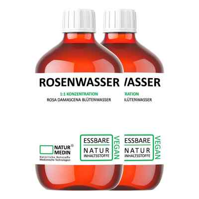 Naturmedin Rosenwasser 2 x 500ml PET 1000 ml von Falkengold GmbH PZN 08107063