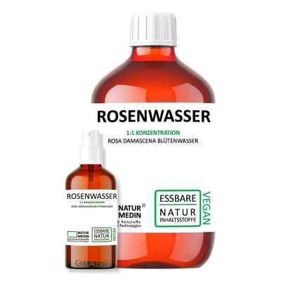 Naturmedin Rosenwasser 500 ml + 100 ml 600 ml von Falkengold GmbH PZN 08107061