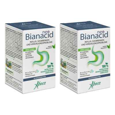 NeoBianacid Lutschtabletten Minzgeschmack bei Sodbrennen 2 x45 stk von ABOCA S.P.A. SOCIETA' AGRICOLA PZN 08102655