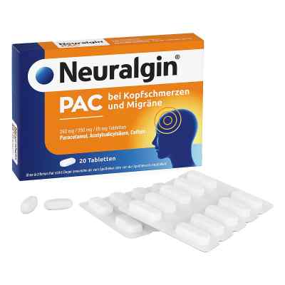 Neuralgin PAC bei Kopfschmerzen und Migräne Tabletten