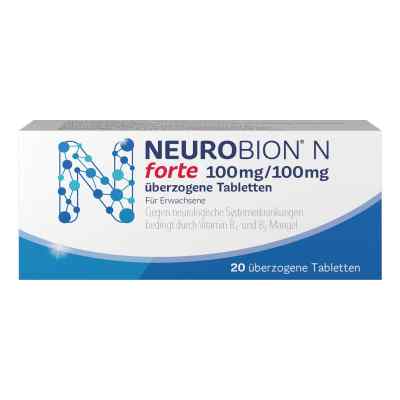 Neurobion N forte überzogene Tabletten 20 stk von WICK Pharma - Zweigniederlassung der Procter & Gam PZN 03962320