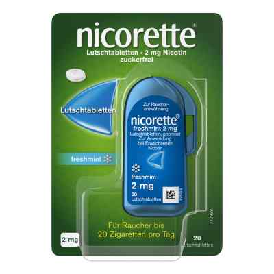 Nicorette freshmint Lutschtabletten – mit 2 mg Nikotin 20 stk von Johnson & Johnson GmbH (OTC) PZN 09633899