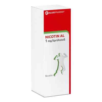 Nicotin AL 1 mg / Sprühstoß zur Rauchentwöhnung 1 stk von ALIUD Pharma GmbH PZN 16086328