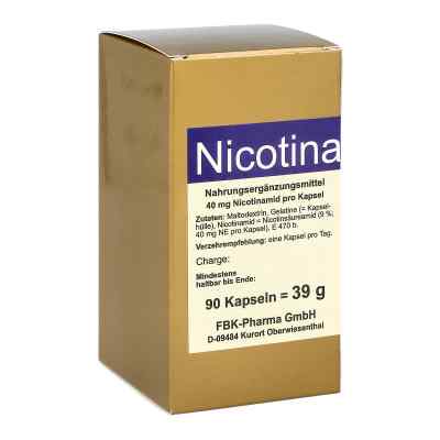 Nicotinamid Kapseln 90 stk von FBK-Pharma GmbH PZN 06175775