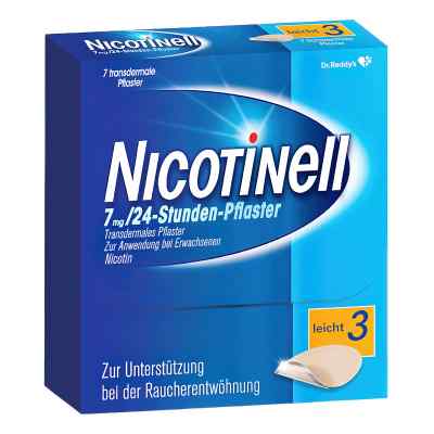 Nicotinell 7mg/24-Stunden-Nikotinpflaster, Leicht (3) 7 stk von Cooper Consumer Health Deutschland GmbH PZN 03764502