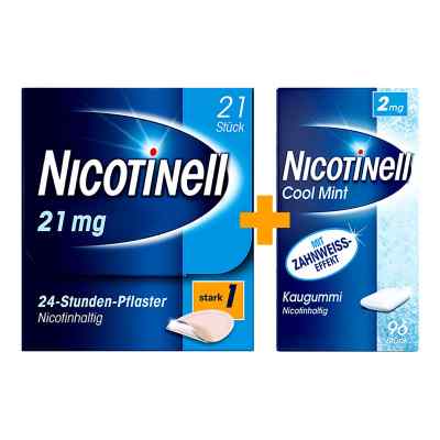 Nicotinell Starter Set 2: mehr als 30 Zigaretten täglich 1 stk von Cooper Consumer Health Deutschland GmbH PZN 08100796