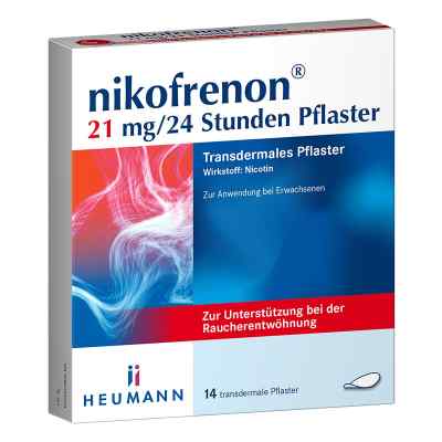 Nikofrenon 21 mg/24 Stunden Pflaster 14 stk von HEUMANN PHARMA GmbH & Co. Generica KG PZN 15993277