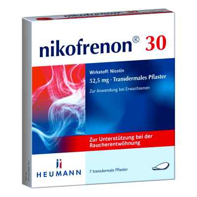 Nikofrenon 30 Heumann Transdermale Pflaster 7 stk von HEUMANN PHARMA GmbH & Co. Generi PZN 14448129