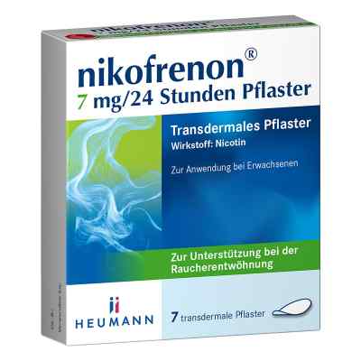 Nikofrenon 7 mg/24 Stunden Pflaster 7 stk von HEUMANN PHARMA GmbH & Co. Generica KG PZN 15993202