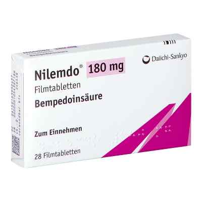 Nilemdo 180 mg Filmtabletten 28 stk von DAIICHI SANKYO DEUTSCHLAND GmbH PZN 16393243