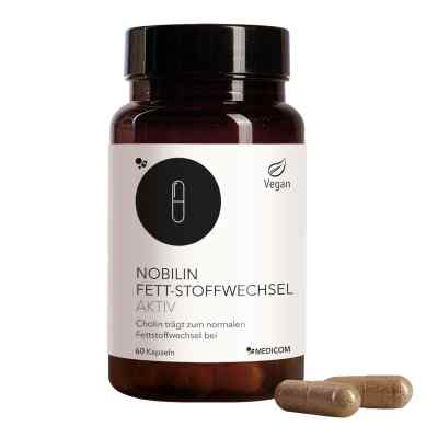 Nobilin Fett-Stoffwechsel Aktiv Kapseln 60 stk von MEDICOM Pharma GmbH PZN 19394450