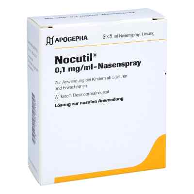 Nocutil Nasenspray 3X5 ml von APOGEPHA Arzneimittel GmbH PZN 03630167
