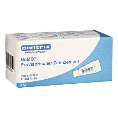 Nomix provisorischer Zahnzement für Kronen+Brücken 0.5 g von Megadent Deflogrip Gerhard Reeg GmbH PZN 13923255