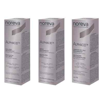 Noreva Alphacid+ Creme, Serum und Augenkonturgel 30+30+15 ml von Laboratoires Noreva GmbH PZN 08106782