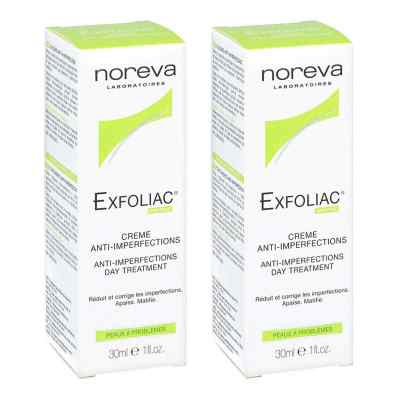 Noreva Exfoliac Creme 2x30 ml von Laboratoires Noreva GmbH PZN 08104817