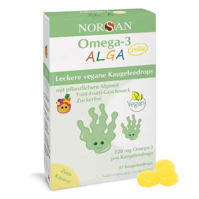 Norsan Omega-3 Alga Jelly für Kinder 45 stk von NORSAN GmbH PZN 19104038