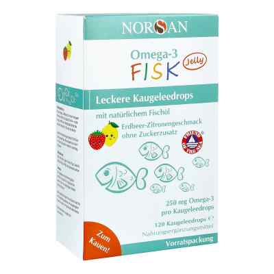 Norsan Omega-3 Fisk Jelly f.Kinder Dragee (s) Vorratspa. 120 stk von NORSAN GmbH PZN 19052749