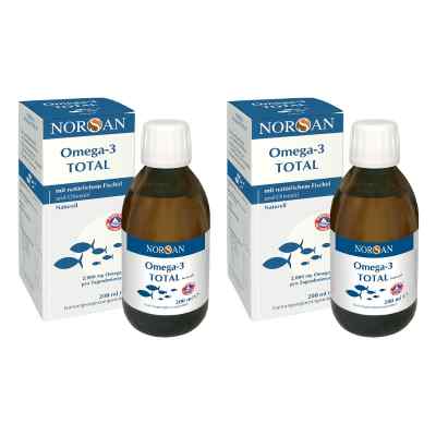 Norsan Omega-3 Total Naturell flüssig 2x200 ml von NORSAN GmbH PZN 08104646