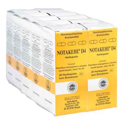 Notakehl D4 Kapseln 10X20 stk von SANUM-KEHLBECK GmbH & Co. KG PZN 04383239