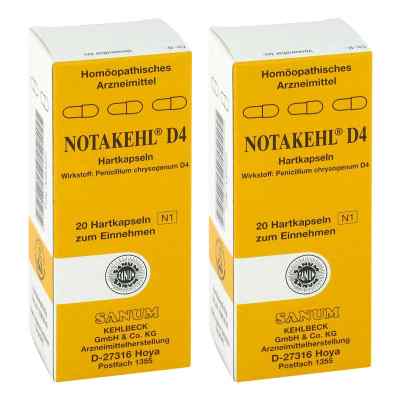 Notakehl D4  Kapseln 2x20 stk von SANUM-KEHLBECK GmbH & Co. KG PZN 08104580