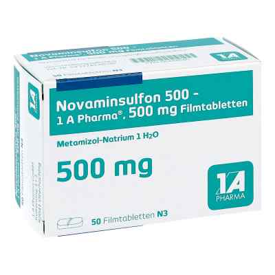 Novaminsulfon 500-1A Pharma 50 stk von 1 A Pharma GmbH PZN 06444040