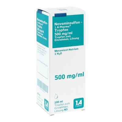 Novaminsulfon Tropfen-1A Pharma 100 ml von 1 A Pharma GmbH PZN 07387918